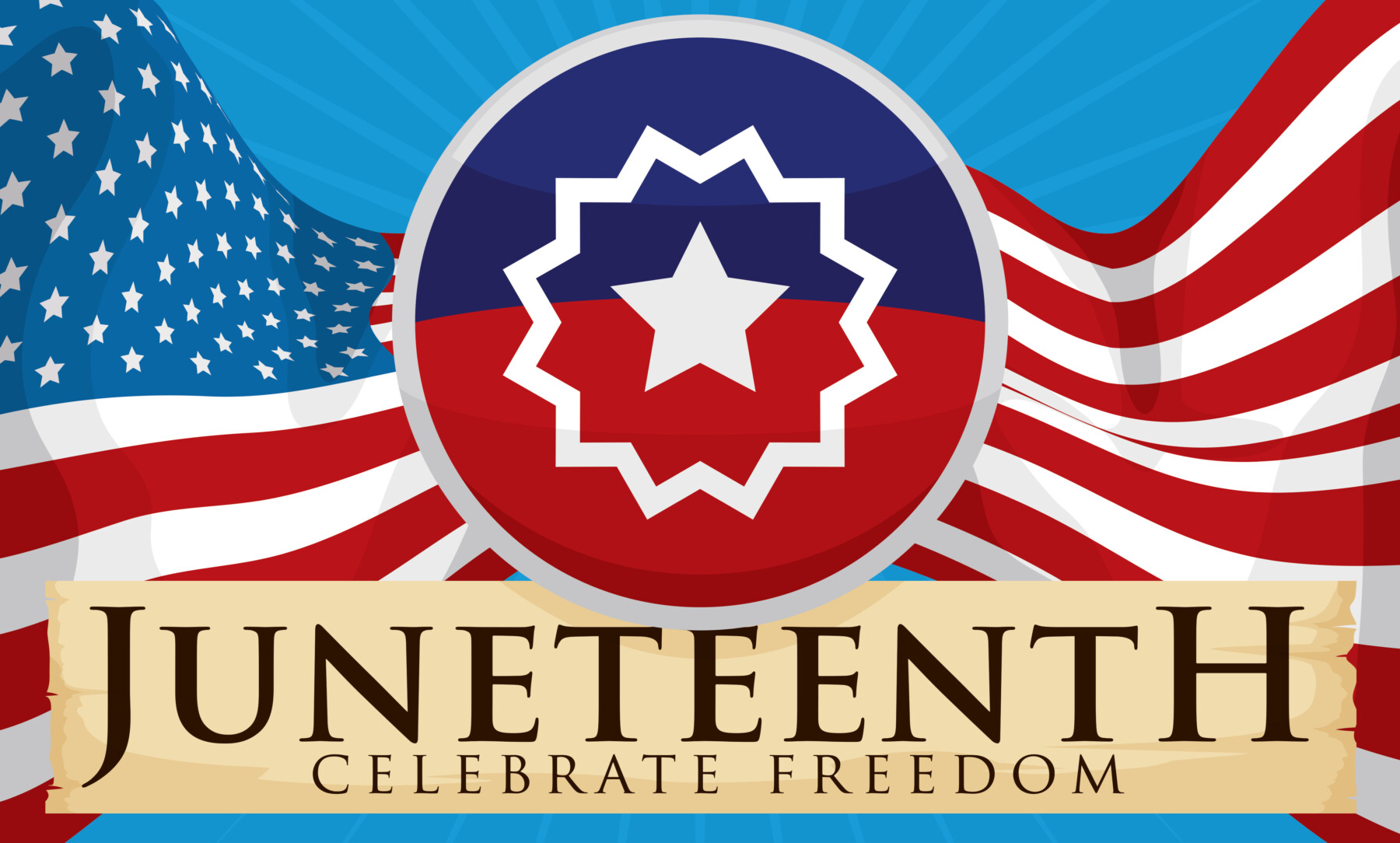 Juneteenth holiday graphic